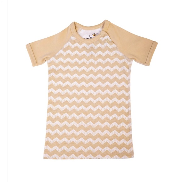 BRAND NEW Beecotton Organics Chevron Pattern Tees - Picture 1 of 6